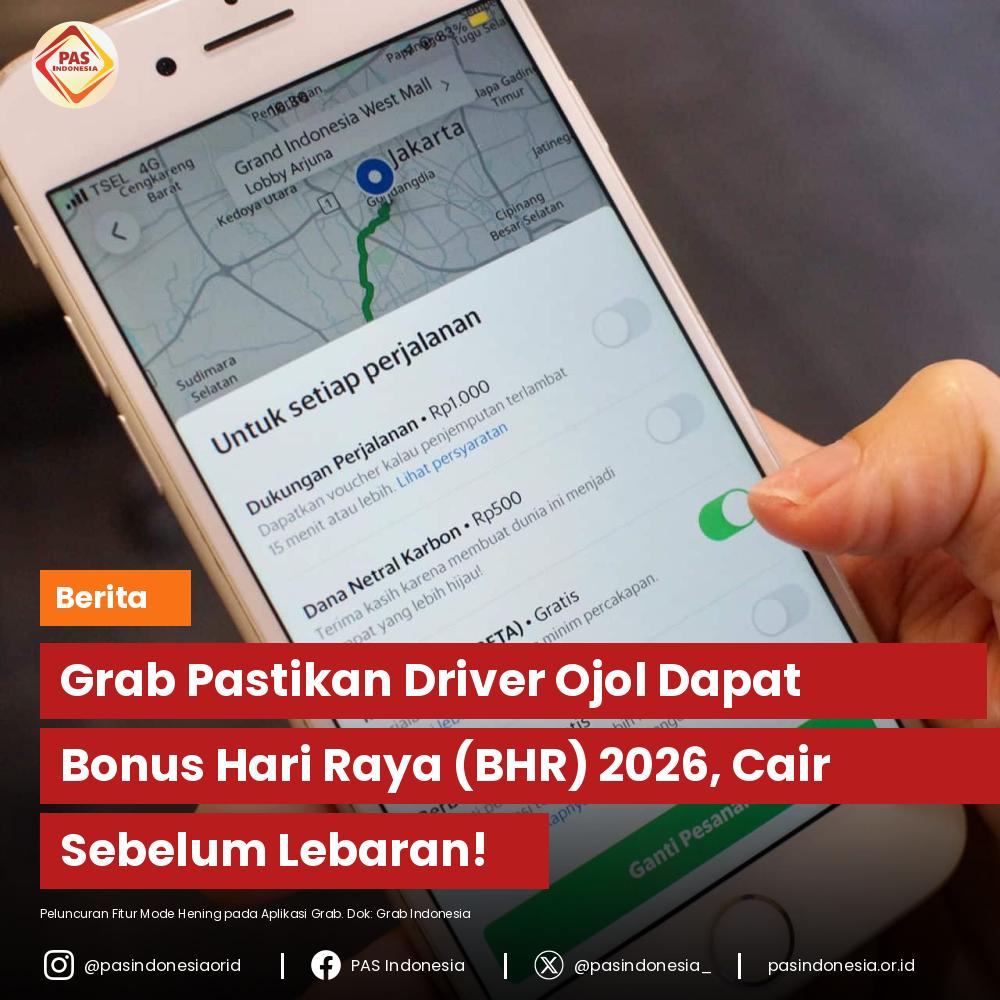 Grab Pastikan Driver Ojol Dapat Bonus Hari Raya (BHR) 2026, Cair Sebelum Lebaran!